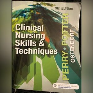 Nursing school clinical skills text book RN